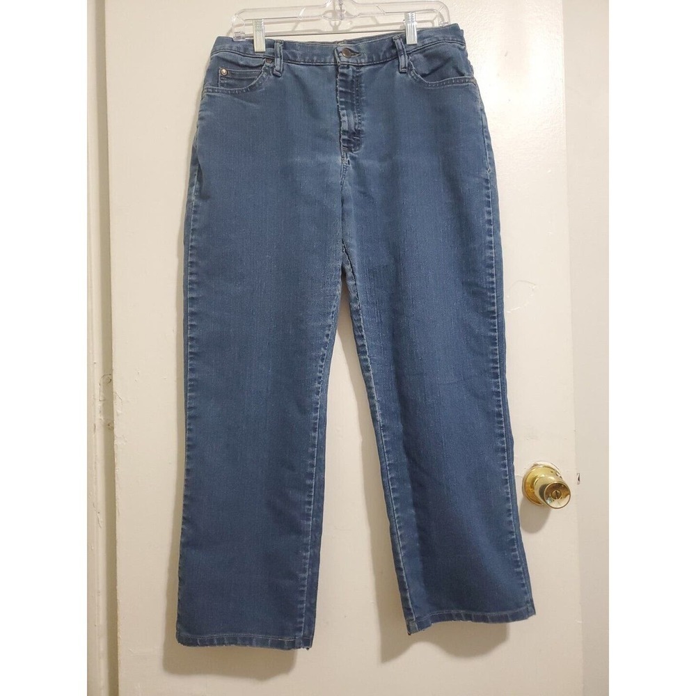 Lee Relaxed Fit At The Waist Straight Leg Jeans Women's 12 Short